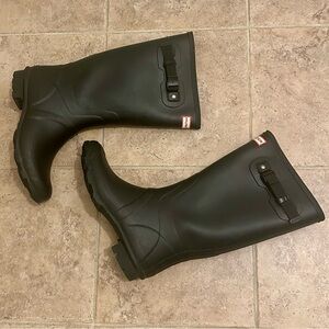 Original Hunter Huntress Women’s Black Winter Rain Boots